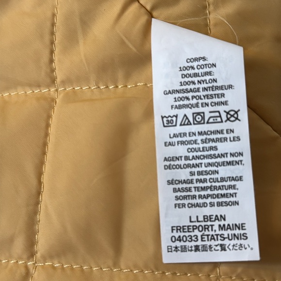 L. L. Bean Men's PrimaLoft Lined Chamois Shirt Jac, Untucked Fit, Plaid Small - Picture 4 of 6